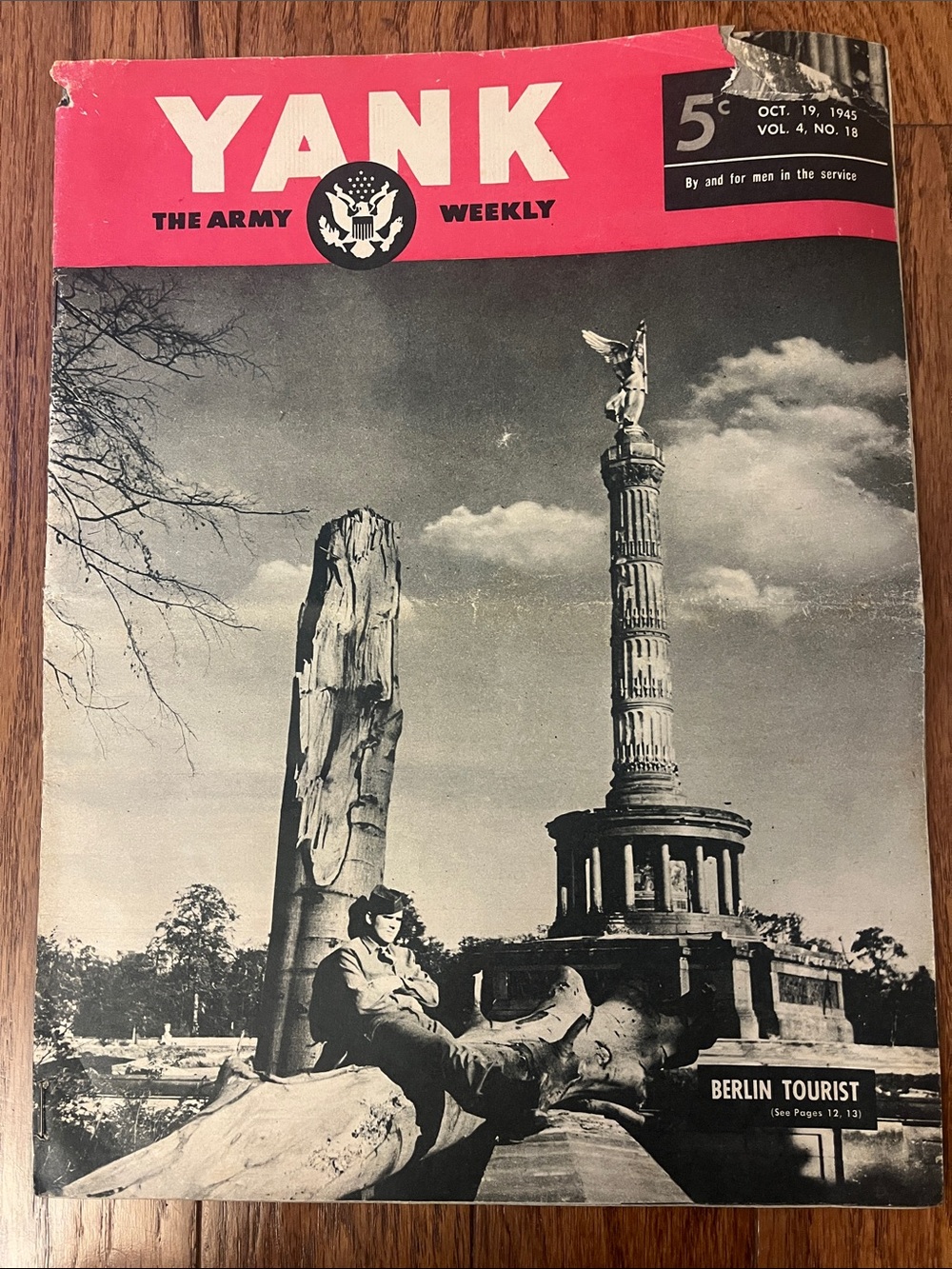 YANK The Army Weekly October 19, 1945 Vol 4 No 18 Berlin Tourist Magazine